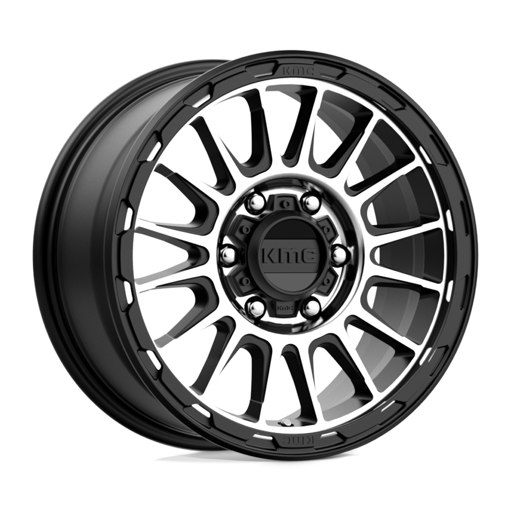 KM542 16X8 6X5.5 S-BLK MACH 00MM