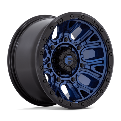 Fuel 1PC TRACTION 17X9 -12MM 6X139.7 DARK BLUE W/ BLACK RING