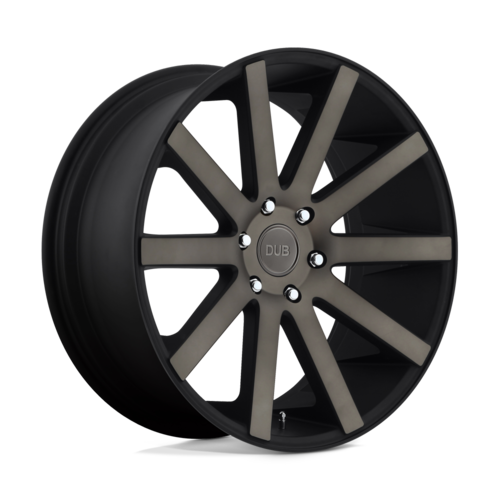 DUB 1PC SHOT CALLA 22X10.5 +35MM 5X127 MATTE BLACK DOUBLE DARK TINT