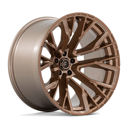 Fuel 1PC REBAR 22X12 -44MM 5X127 PLATINUM BRONZE MILLED