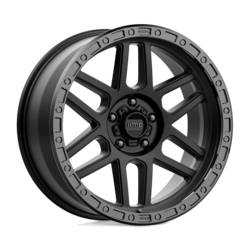 SATIN BLACK W/ GLOSS BLACK LIP