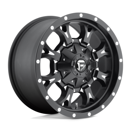 Fuel 1PC KRANK 17X9 +20MM 6X135/6X139.7 MATTE BLACK MILLED