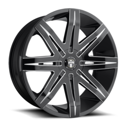 GLOSS BLACK MILLED