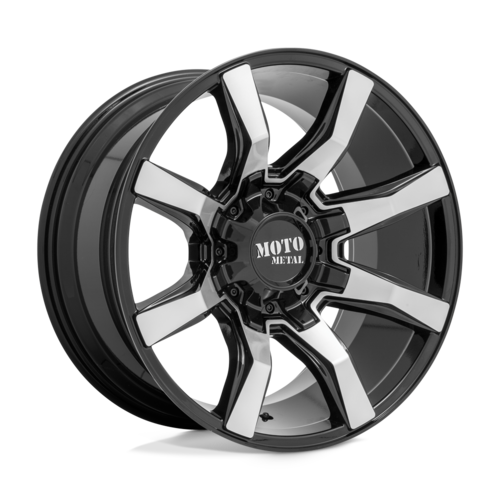 Moto Metal MO804 20X10 -18MM 8X180 GLOSS BLACK MACHINED