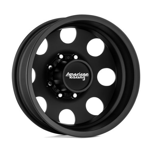 American Racing BAJA DRW 16X6 -134MM 8X165.1 SATIN BLACK — DRW Rear Outer