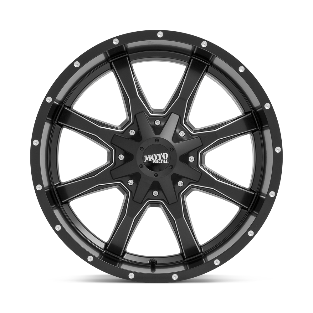 MO970 17X9 5X135/5.5 SG-BLK MILL -12MM