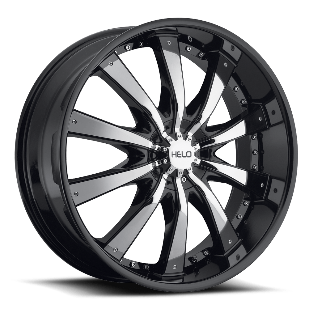 HE875 24X9.5 108-140 G-BLK/CHR +38MM