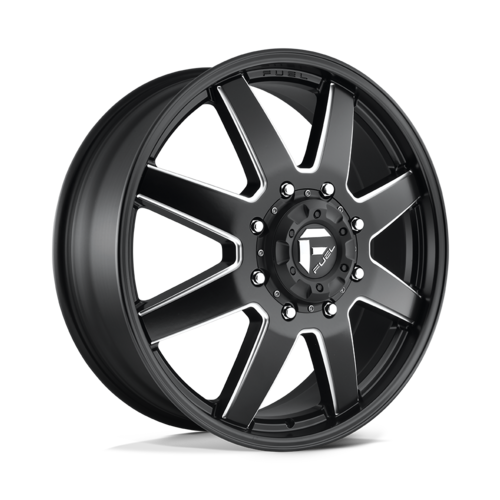 Fuel 1PC MAVERICK DRW 24X8.3 +105MM 8X200 MATTE BLACK MILLED — DRW Front
