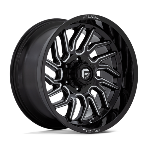 Fuel 1PC HURRICANE 20X10 -18MM 6X139.7 GLOSS BLACK MILLED