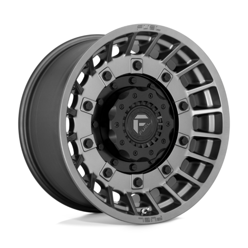 Fuel 1PC MILITIA 20X10 -18MM 8X180 MATTE ANTHRACITE & BLACK