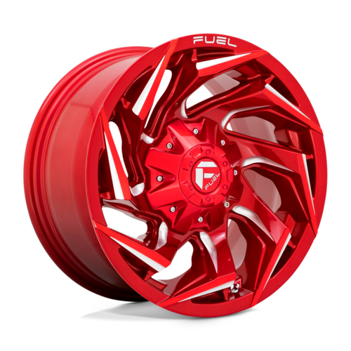 Fuel 1PC REACTION 20X9 +1MM 5X139.7/5X150 CANDY RED MILLED