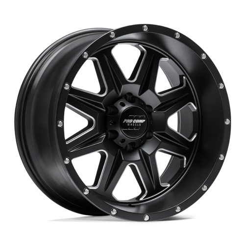 Pro Comp Alloys RECON 20X10 -18MM 6X139.7 SATIN BLACK MILLED