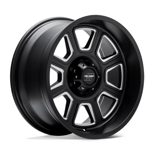 Pro Comp Alloys GUNNER 20X10 -18MM 8X180 SATIN BLACK MILLED
