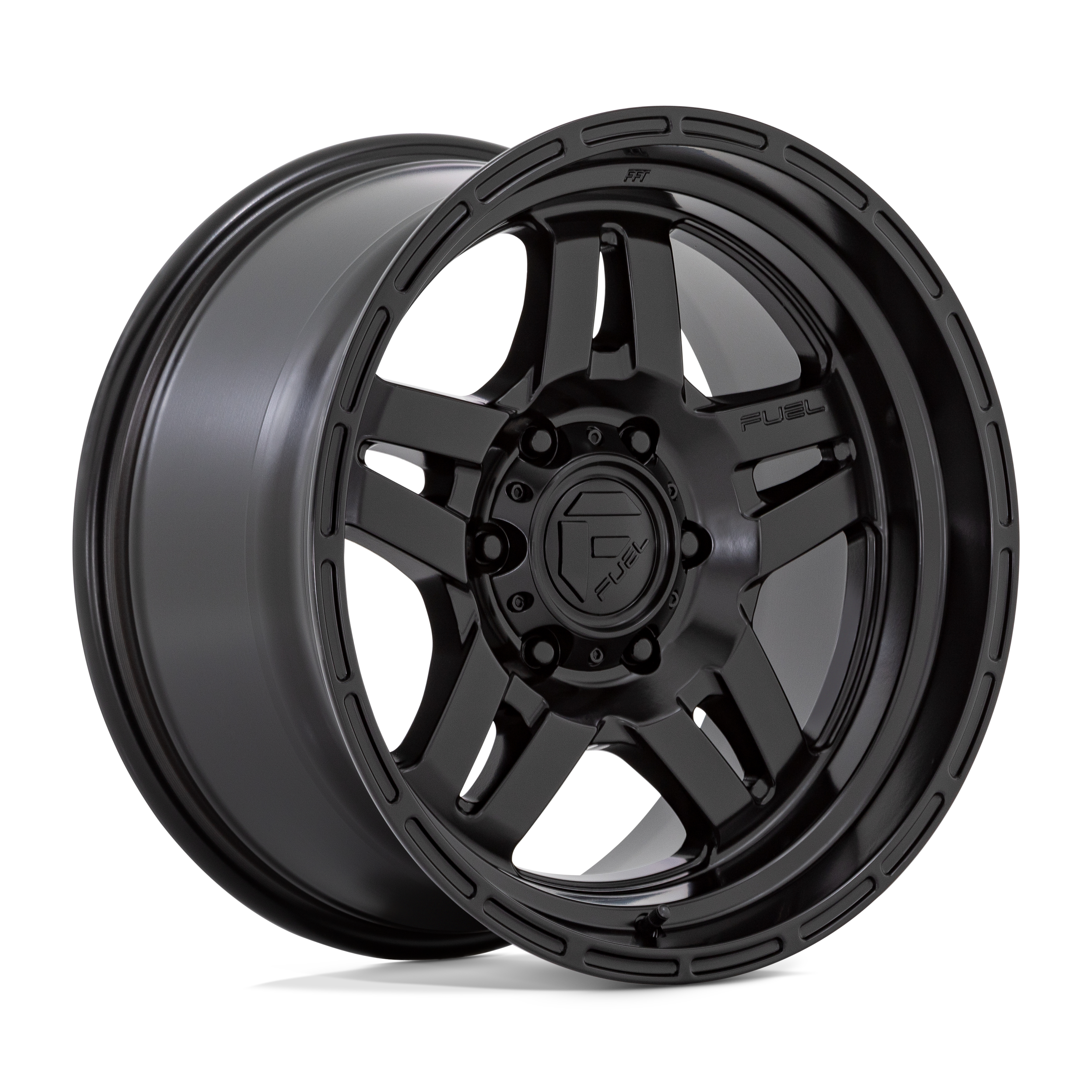 18X9 Fuel 1PC D799 OXIDE 6X135 1MM BLACKOUT (4) - Picture 4 of 5